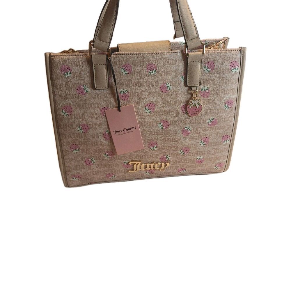 NWT Juicy Couture Berry Sweet Crossbody/Tote Handbag - Picture 2 of 9